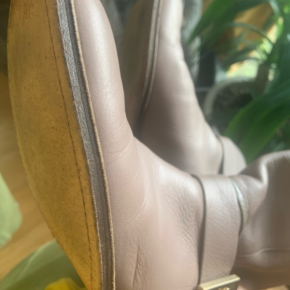 Chloe Erin Prince Buckled Mid Calf  Riding Boots - Picture 13 of 15
